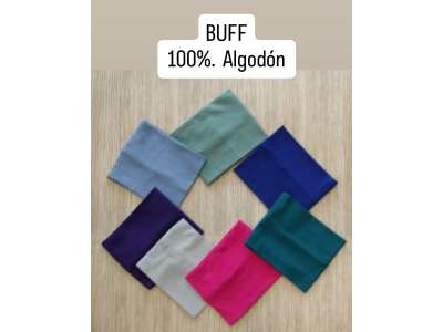 Buff de algodón en varios colores