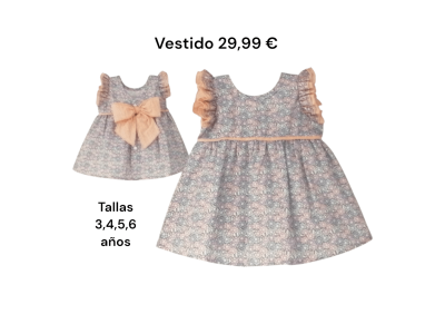 Vestido de tirante ancho con lazo en la espalda y estampado de flores