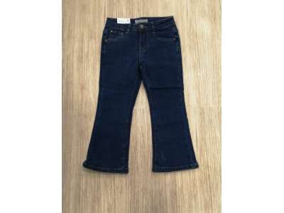 Pantalón vaquero azul de corte campana