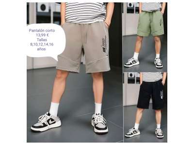 Pantalones cortos deportivos en tres colores